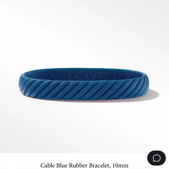 David Yurman blue silicon bracelet - Picture 3 of 3
